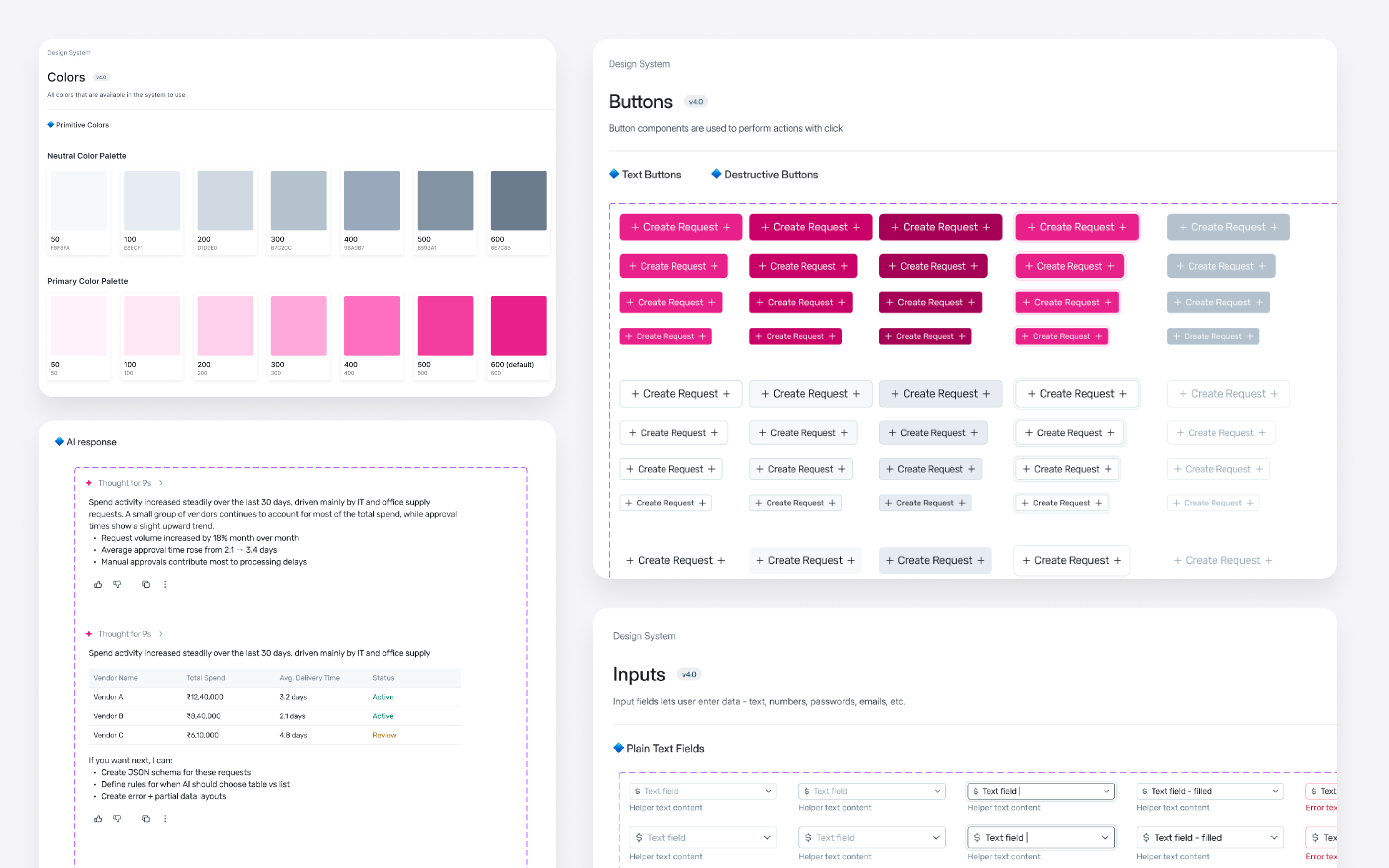 Spendflo design system component library
